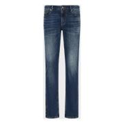 Slim-Fit Faded Wash Jeans
