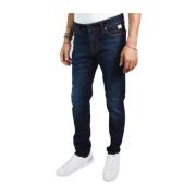 Klassiske Slim-Fit Jeans i Denim
