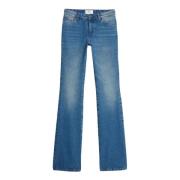 Stilfulde Blå Bomuld Bootcut Jeans