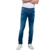 Slim Fit Hyperflex Jeans | Blå Denim 350