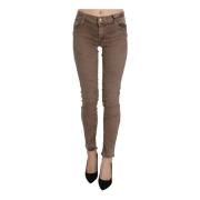 Brun Slim Fit Skinny Jeans